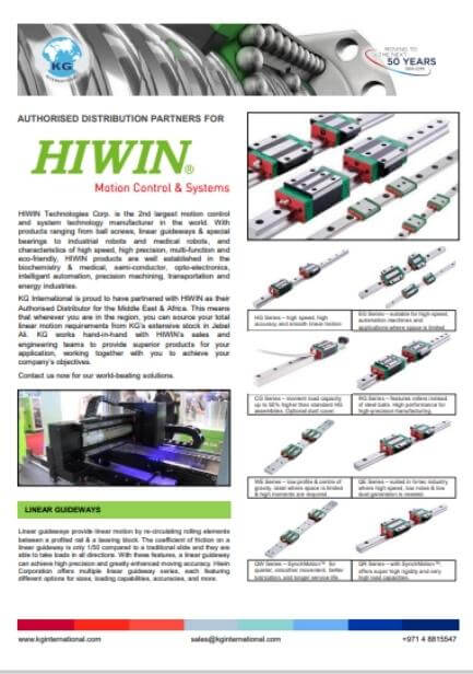 HIWIN Motion Control Flyer