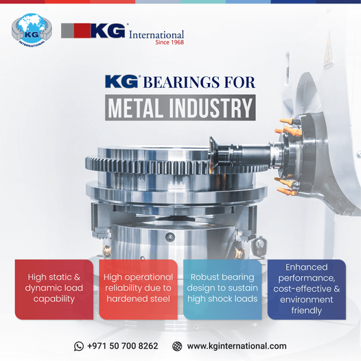 KG Bearings For Metal Industry – Social Media