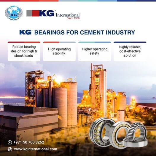 KG Bearings For Cement Industry – Social Media