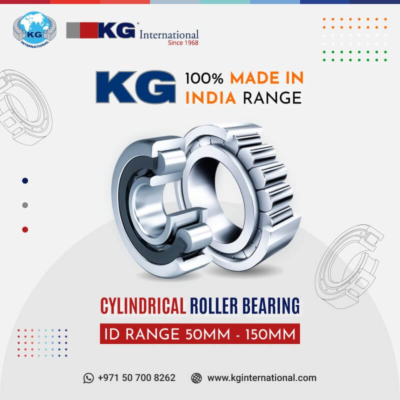 Cylindrical Roller Bearing – KG 100% Made In India Range – Social Media