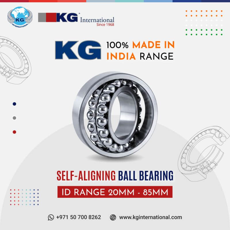 Self-Aligning Ball Bearing – KG 100% Made In India Range – Social Media