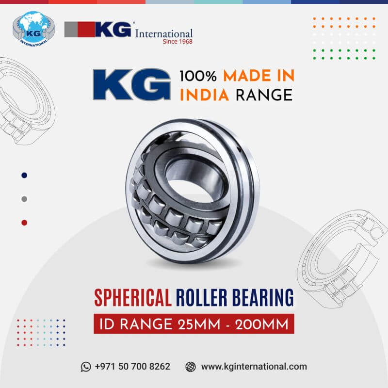 Spherical Roller Bearing – KG 100% Made In India Range – Social Media
