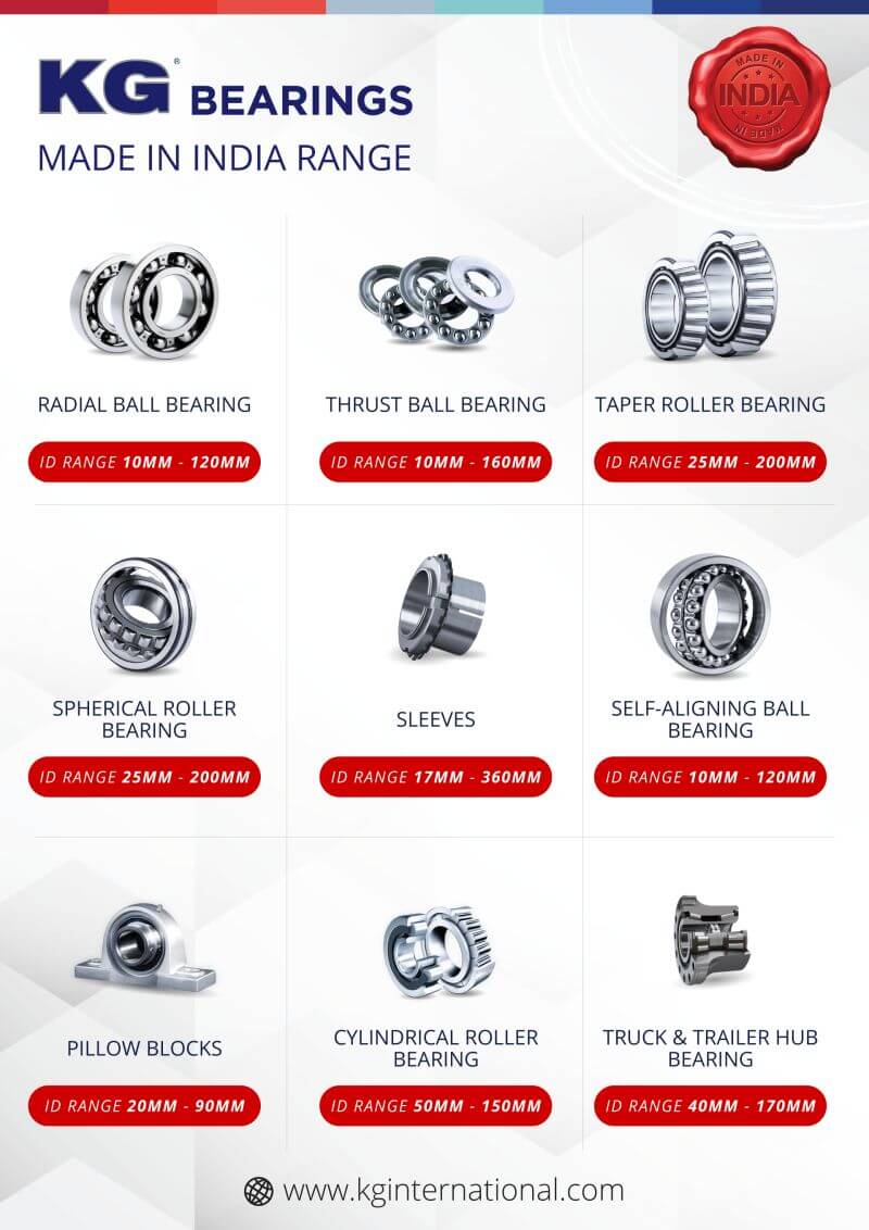 High Quality KG 100% Made In India Bearings – Social Media