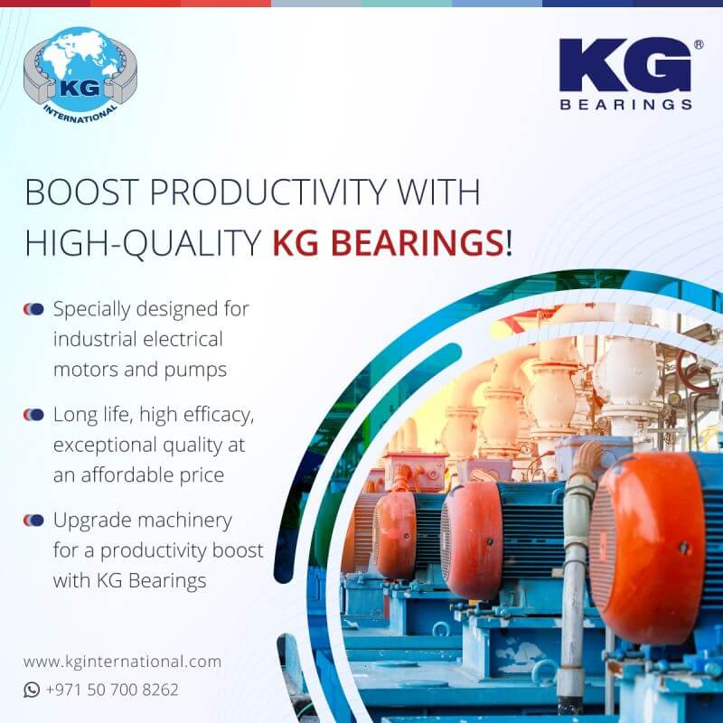 Boost Productvity With High Quality KG Bearings – Social Media