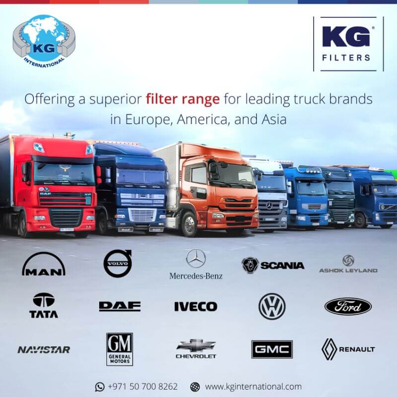 Filter Range For Leading Truck Brands – Social Media