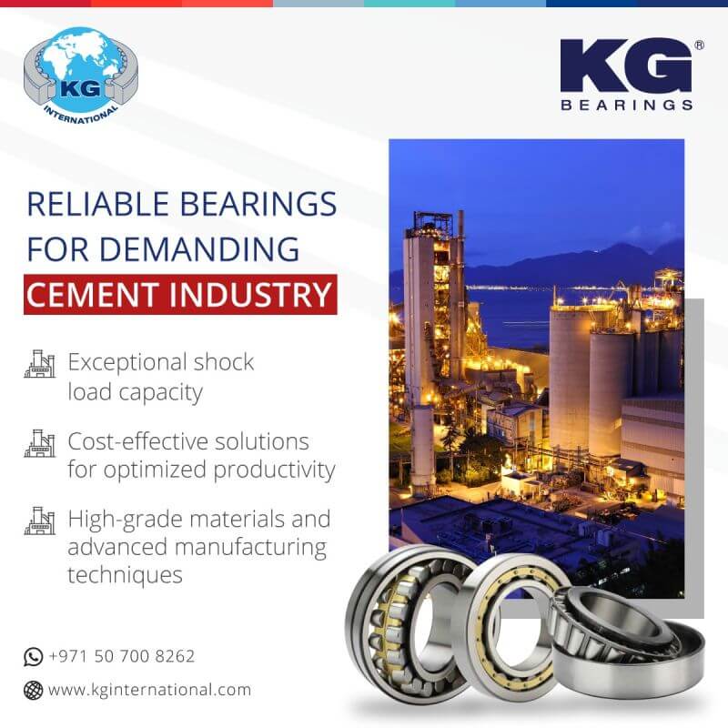 KG Bearings For Demanding Cement Industry – Social Media