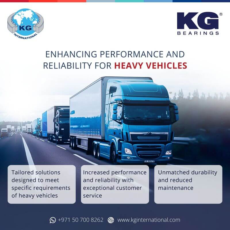 KG Bearings For Heavy Vehicles – Social Media