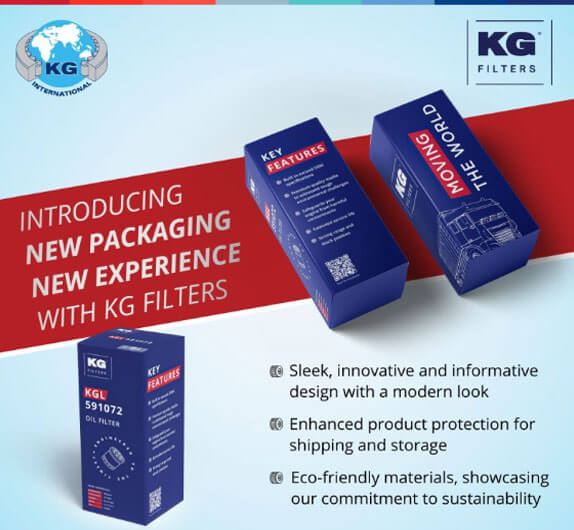 New Packaging New Exeperience With KG Filters – Social Media