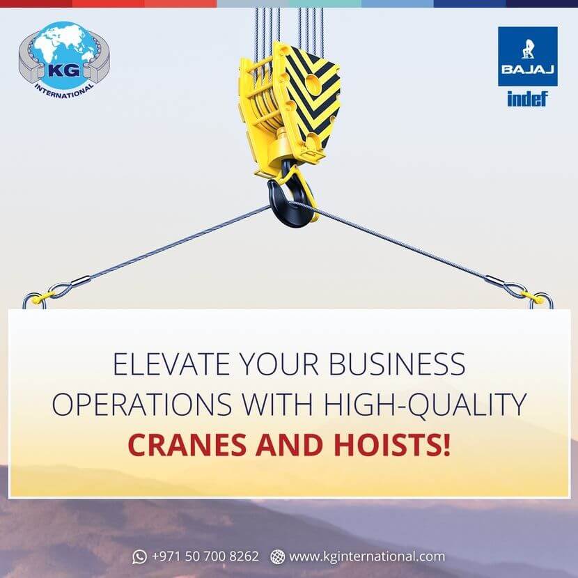 Elevate Your Business Operations With High Quality Cranes And Hoists  –  Social Media