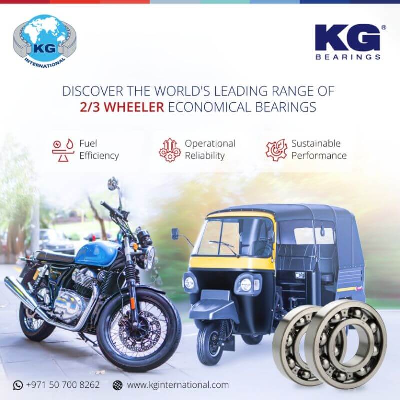 Discover The World’s Leading Range of 2/3 Wheeler Bearings