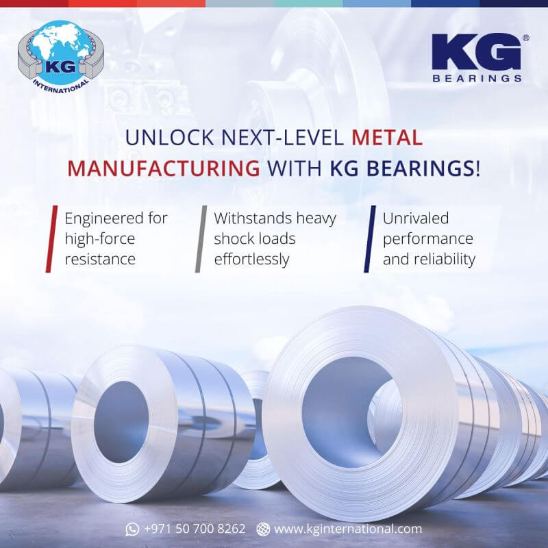 Unlock Next Level Metal Manufacturing With KG Bearings  –   Social Media