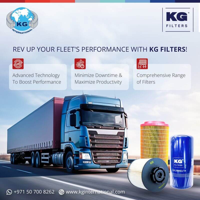 Rev Up Your Fleet’S Performance With KG Filters    –   Social Media