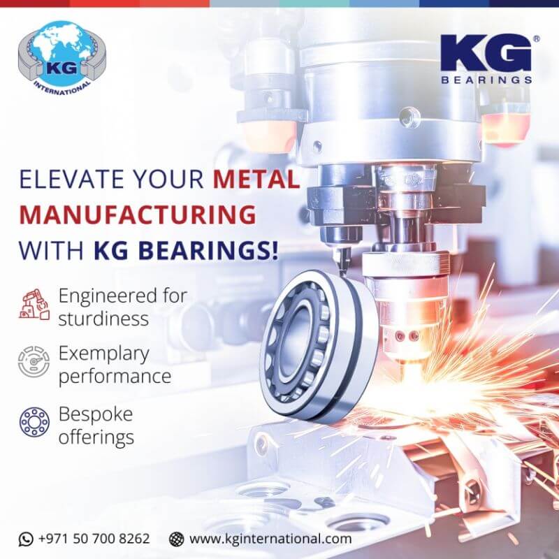 Elevate Your Metal Manufacturing With KG Bearings  –   Social Media