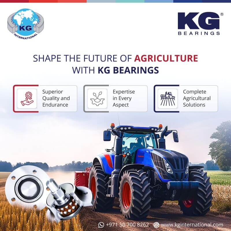 Shape The Future Of Agriculture With KG Bearings   –  Social Media