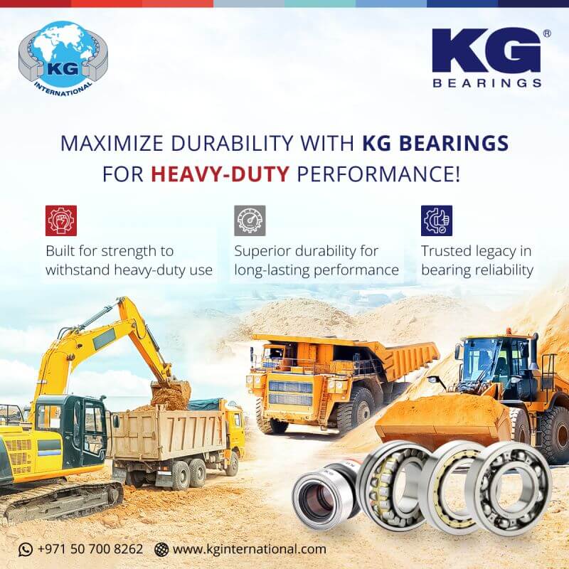 Maximize Durability With KG Bearings For Heavy Duty Performance –   Social Media