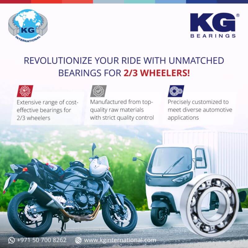 Revolutionize Your Ride With Unmatched Bearings For 2/3 Wheelers –   Social Media