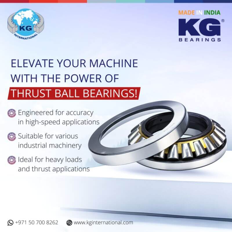 Elevate Your Machine With The Power Of Thrust Ball Bearings   –   Social Media