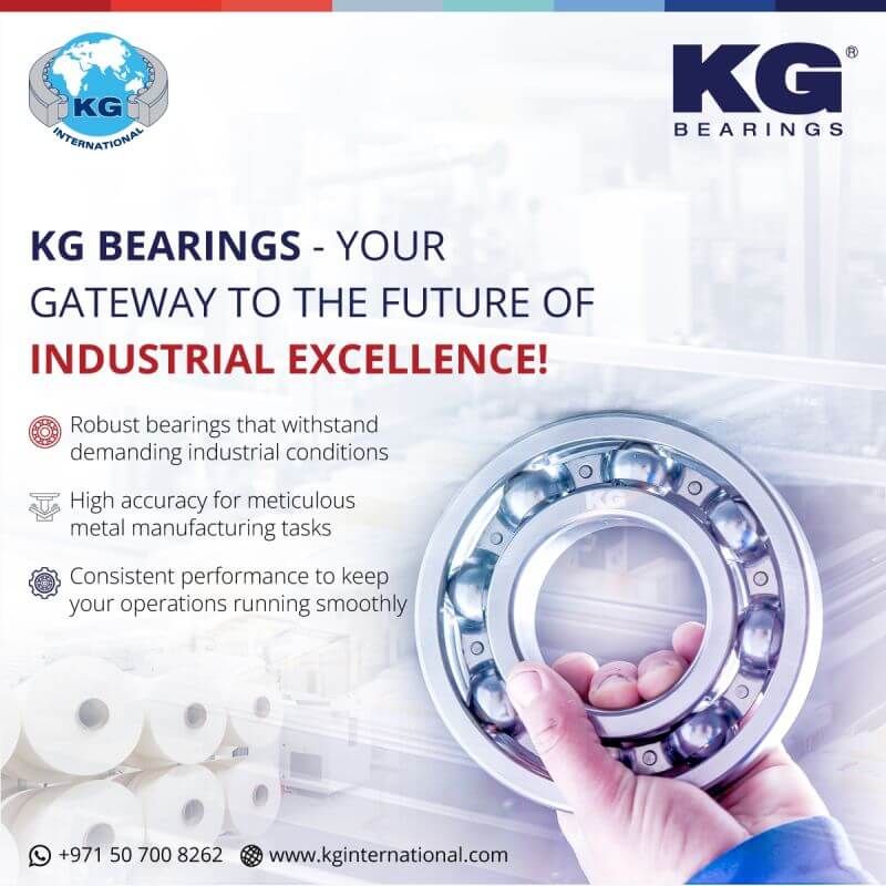 KG Bearing – Your Gateway To The Future Of Industrial Excellence   –   Social Media