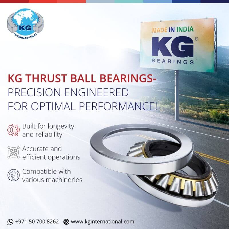 KG Thrust Ball Bearings- Precision Engineered For Optimal Performance, Built For Longevity   –   Social Media