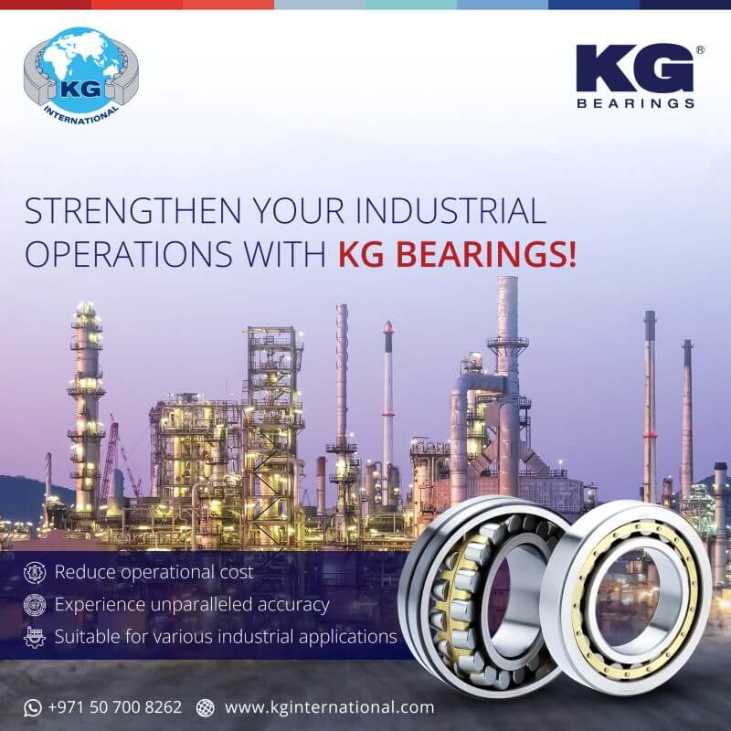 Strengthen Your Industrial Operations With KG Bearings  –   Social Media