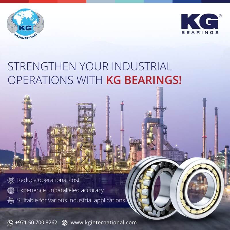 Strengthen Your Industrial Operations With KG Bearings  –   Social Media