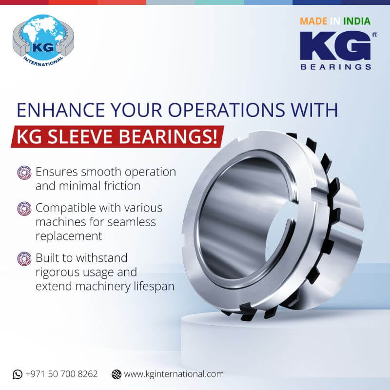 Enhance Your Operations With KG Sleeve Bearings – Social Media