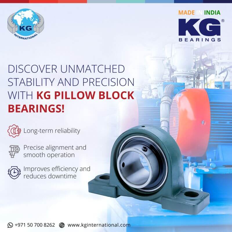 Discover Unmatched Stability And Precision With KG Pillow Block Bearings – Social Media
