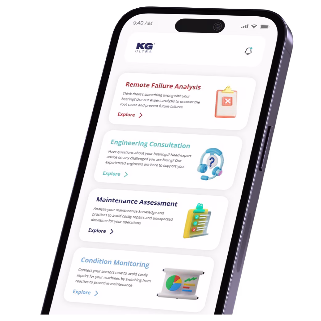 KG Ultra App Interface